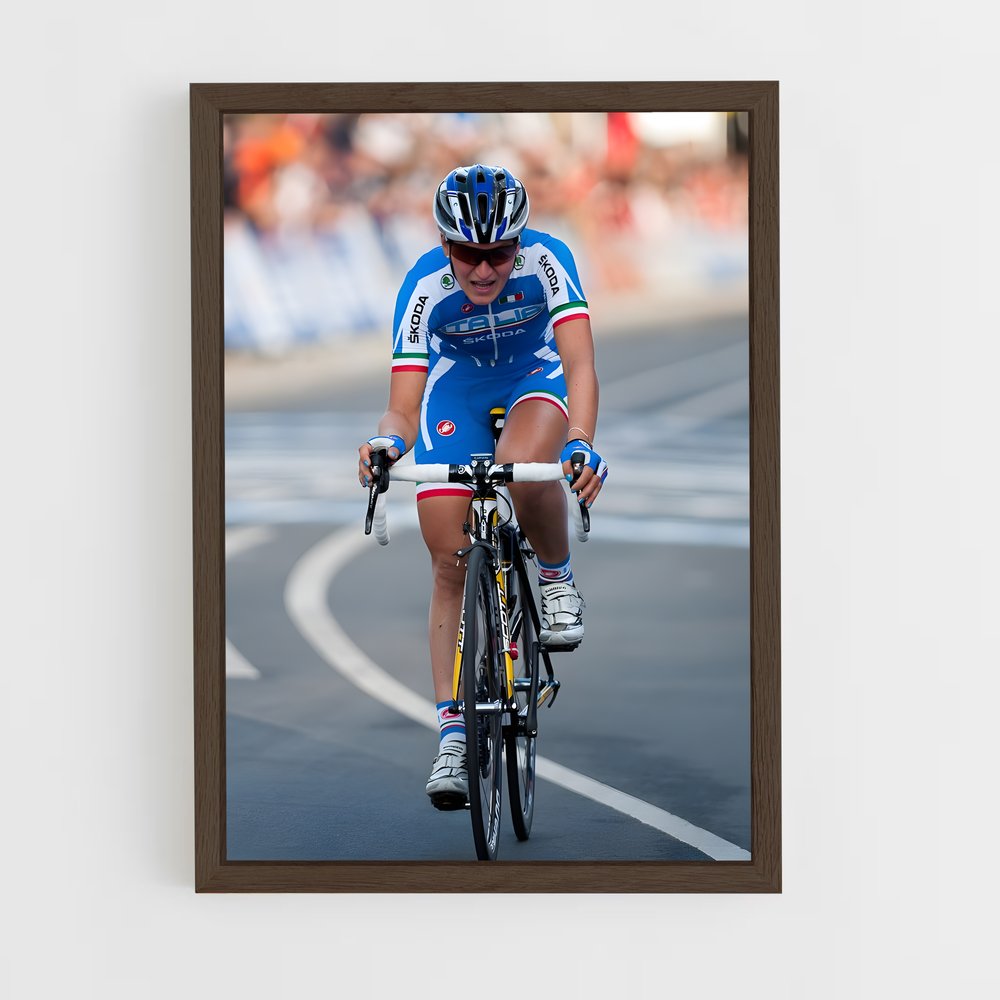 Poster Elisa de longo – affiche Cyclisme (vue 5)